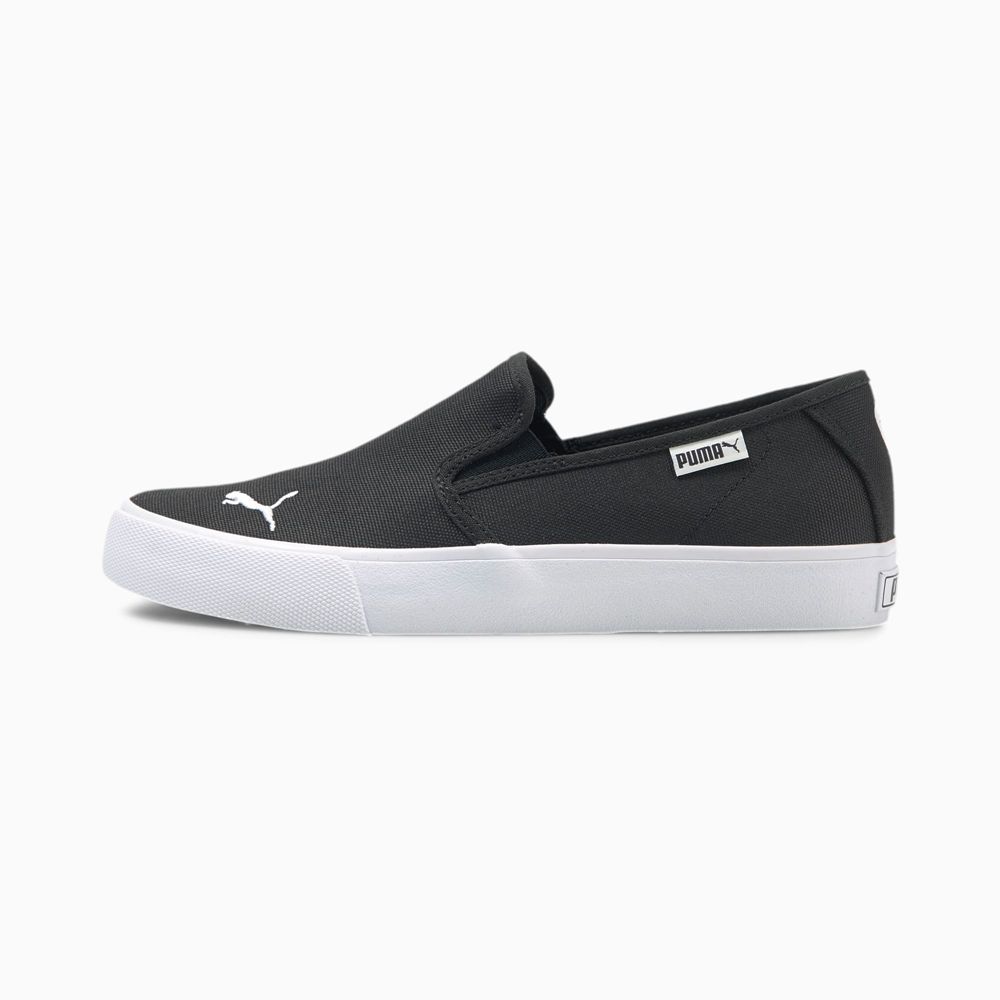 Puma Bari Női Slip On - Fekete/Fehér ( Hungary - KMEGF8560 )